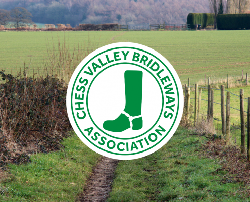 Chess Valley Bridleways Association (CVBA) stock image